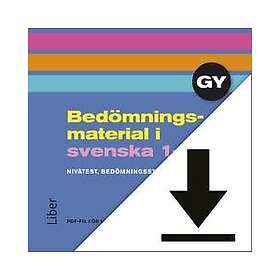 Liber Bedömningsmaterial i svenska 1-3, gymnasiet (nedladdningsbar) (E-bok)