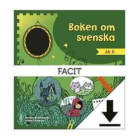 Liber Boken om svenska åk 6 Facit (nedladdningsbar) (E-bok)
