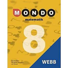Gleerups Utbildning AB Mondo Matematik 8 Elevwebb Individlicens 12 mån (E-bok)