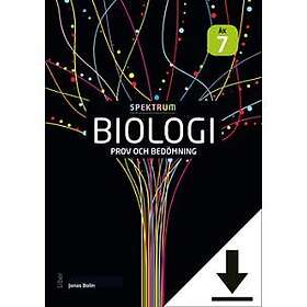 Liber Spektrum Biologi Prov och bedömning åk 7 (nedladdningsbar) (E-bok)