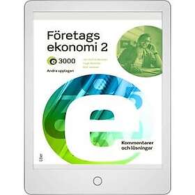 Liber E3000 Företagsekonomi 2 Kommentarer Och Lösningar Onlinebok (E ...