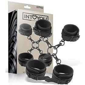 Set INTOYOU Wrist and Ankle Cuffs Vegan Leather