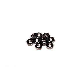 Axial AXA1040 M3 Thin Hex Nut Svart 10st