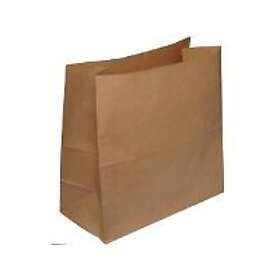 FSC Klodsbundspose 350x170x350 mm 21 ltr 80 gr Brun,200 stk/krt