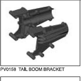 Thunder-Tiger PV0158 Tail Boom Bracket 60+90