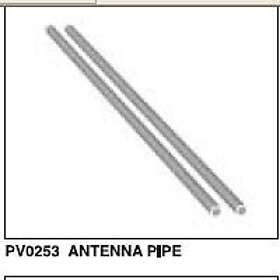 Thunder-Tiger PV0253 Antenn Pipe R30/50/60/90