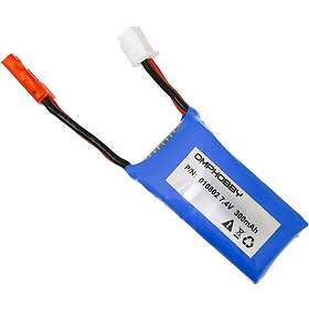 OMP OSHT005 2s 300mAh 25C JST
