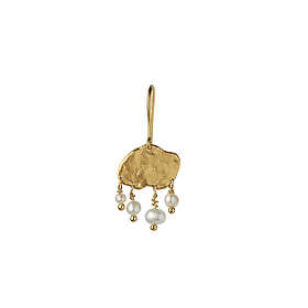 Stine A. Jewelry Big Gold Splash Earring – Elegant Pearls Onesize