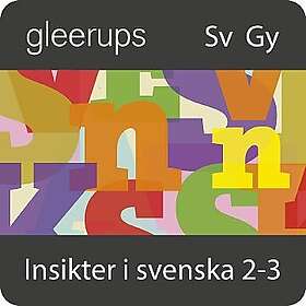 Insikter i svenska 2-3, digital, lärarlic. 12 mån (OBS! Endast för lärare)