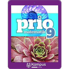 Prio Matematik 9 Digital (elevlicens), Licens 6 månader / Skickas inom 24 helgfria timmar / Onlineprodukt / Interaktivt