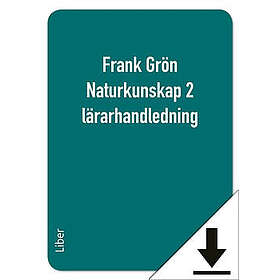 Frank Grön Naturkunskap 2 Lärarhandledning (nedladdningsbar)