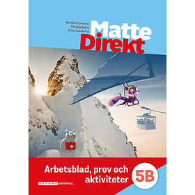 Matte Direkt 5B Arbetsblad, prov och aktiviteter (pdf)
