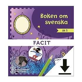 Boken om svenska åk 5 Facit (nedladdningsbar)