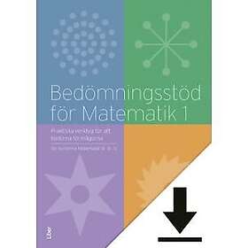 Bedömningsstöd för Matematik 1 (nedladdningsbar)