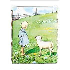 Hjelm Förlag Poster Bä, Bä Vita Lamm