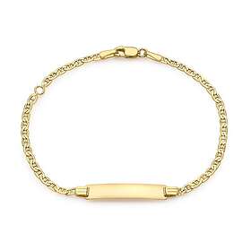 Armband 9k guld Bricka