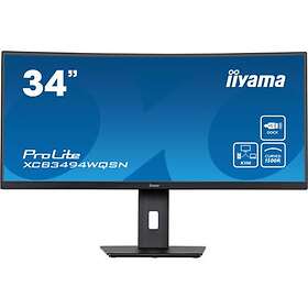 Iiyama ProLite XCB3494WQSN-B5 34" Ultrawide Curved Gaming WQHD