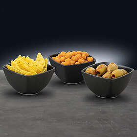 Ambition Set om 3 skålar Salsa 8 x cm svart