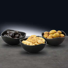 Ambition Set om 3 skålar Salsa 9,5 cm svart