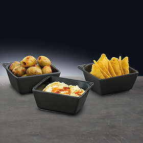 Ambition Set om 3 skålar Salsa 8,3 x cm svart