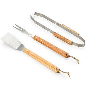 Patio Grillredskap i stål och trä