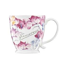 Ambition Mugg Garden 480ml rosa blommor