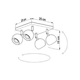 Oculare 25 cm Sollux Lighting