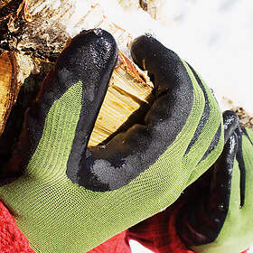 Nelson Garden Handske Frost, storlek 10 grön/svart