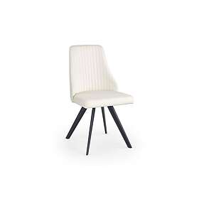 Sherwood Matstol Konstläder Hvit/Svart V-CH-K/206-KR