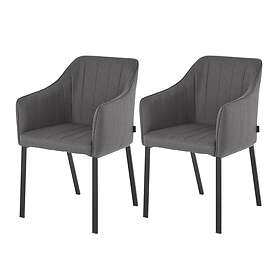 Pukarp Stol Med Armlener Antracit 5989413