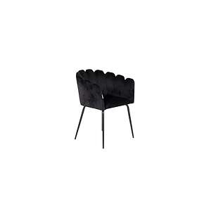 Furniture Fashion Limhamn Karmstol Sammet Svart 25001-888