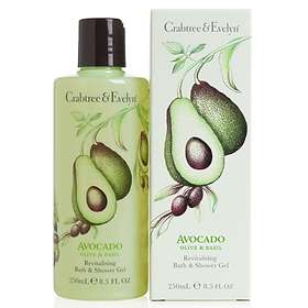 Crabtree & Evelyn Avocado Olive & Basil Bath & Shower Gel 250ml