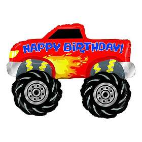 Monster Truck Ballong Happy Birthday