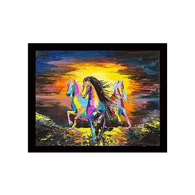 Dekorativ Inramad MDF-målning 41x56 cm Flerfärgad 537MRV1859