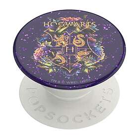 PopSockets PopGrip Avtagbart Grepp med Stativfunktion Glitter Hogwarts Floral
