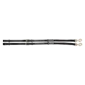 Imperial Riding Sidotyglar leather with elastic Black P/S