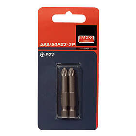 Bahco Bits 59S 1/4'' PZ2 50mm 2-pack