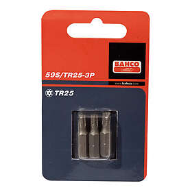 Bahco Bits 59S 1/4'' Torx TR10 25mm 3-pack