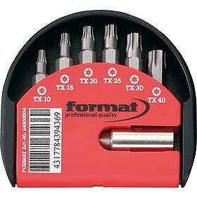 Format Bitssats Torx T10-40 7 delar