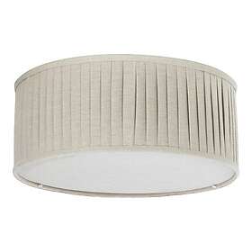 PRhome Plafond med klassisk plissé – drapering i linne (Natur)