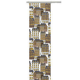 Arvidssons Textil Gamlastan Panelgardin Vit/Brun