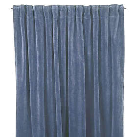 Fondaco Velvet Sammetsgardin Denimblå 140x240