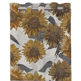 Nina Royal Sunflower Öljettgardin Guld