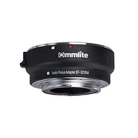 Commlite Objektivadapter Autofokus elektronisk till Canon EF objektiv för Canon EOS-M Kamerahus Linsadapter