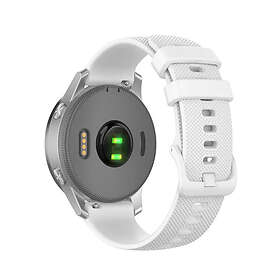 Kamda Silikonarmband Vit för 18mm Watch Garmin Vivoactive 4S