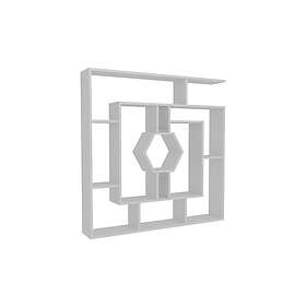 Hejde Bokhylla 134 cm Vit 875ZNA3627