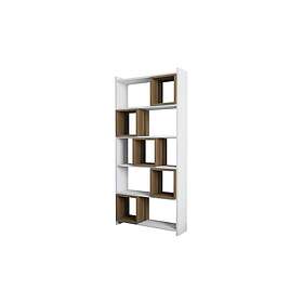 Hovdane Bokhylla 80 cm Hvit/Brun 845HCT3630