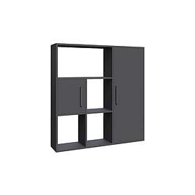 Wixoe Bokhylla 120x25 cm Antracit 935CMN1147