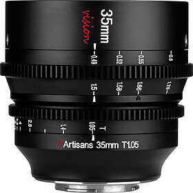 7artisans 35mm T 1,05 Vision Cinema Objektiv för Canon EOS R