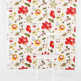 Borås Cotton Camilla Röd Tyg